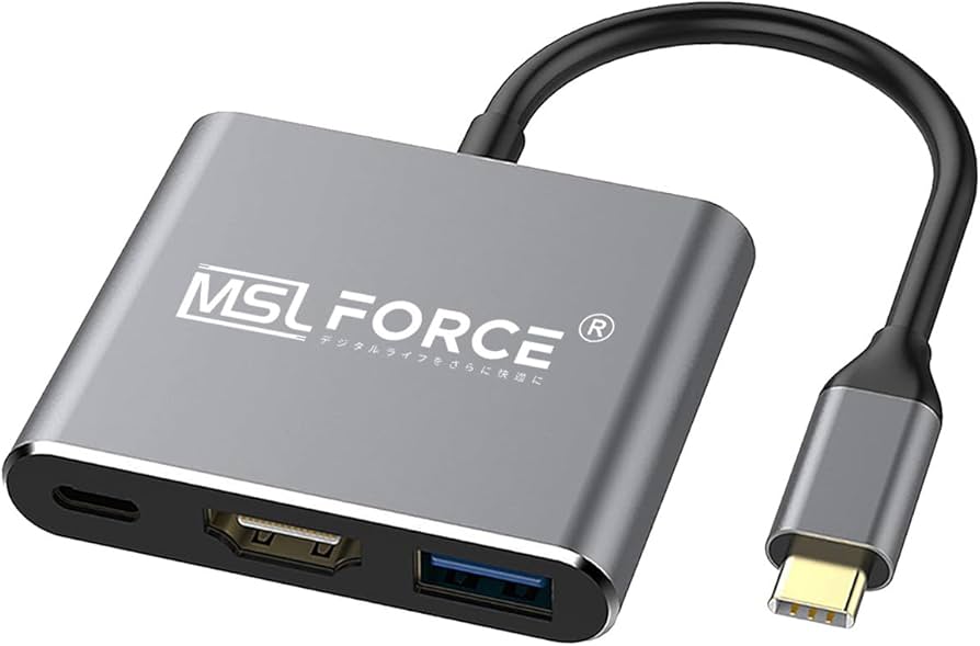Amazon | 安心の日本企業 MSL FORCE USB-C to HDMIアダプター USB 3.1